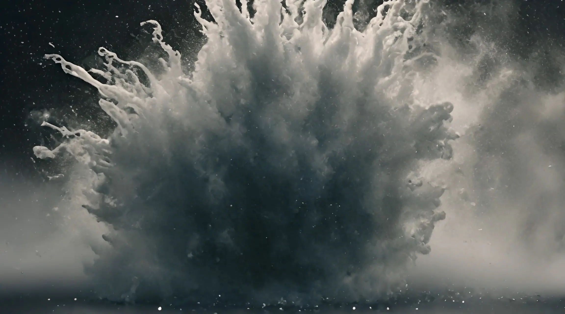 Turmoil Underwater Explosion Backdrop Stock Video